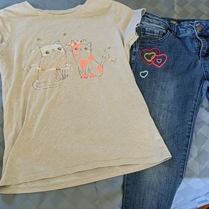 Cat & Jack outfit, sz10